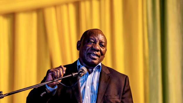 Mr Ramaphosa is one of the candidates vying to take over as president of the ANC